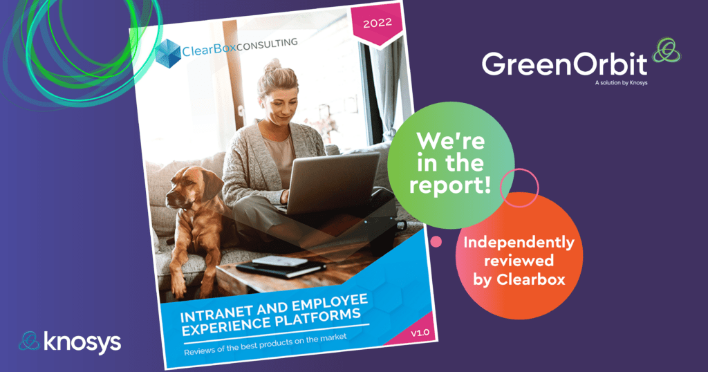 , Read what ClearBox Consulting have to say about GreenOrbit in their latest report.